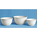 CorningWare French White 3-piece Bowl Set