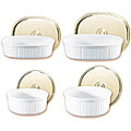 CorningWare French White 8-piece Bake and Serve Dish Set