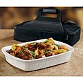 CorningWare French White 3-quart Oblong Portable Dish