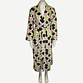 Big Dots Women's Plush Long Robe