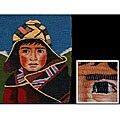 Handmade Alpaca Wool 'Andean Boy' Tapestry (Ecuador)