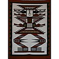Hand-woven Wool 'Inca Dance Warrior' Tapestry (Ecuador)