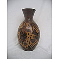 Handmade Sealife Design Vase (Nicaragua)