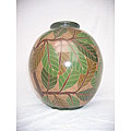Handmade 'Large Leaves' Vase (Nicaragua)