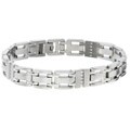 Stainless Steel 1/2ct TDW Diamond Men's Bracelet (I-J, I2-I3)