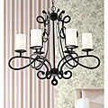 Wrought Iron 6-light Chandelier
