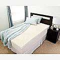 Eco-friendly 3-inch Contoured Memory Foam Mattress Topper