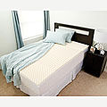 Contoured 2-inch Memory Foam Mattress Topper/ Contour Pillow Set