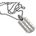 Stainless Steel Men's 3D Dogtag Necklace