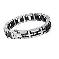 Stainless Steel Men's Los Angeles Cross Bracelet (I, I1-I2)