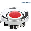 Blackberry Chrome Ring Red Trackball Replacement