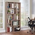 Verena Contoured Leveled Display Cabinet/ Bookcase
