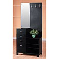Multi-functional Complete Storage Hall Tree with Mirror