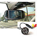 Bumper Back-up Camera with 7-inch Bluetooth Rearview Mirror