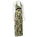 La Belle Junior's Printed Halter Maxi Dress