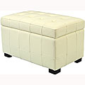 Manhattan Large Off-white Storage Bench