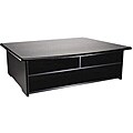 Rolodex Black Wood Tones Printer Stand