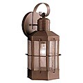 Large Olde Bronze 1-light Outdoor Wall Fixture