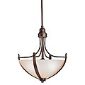 Olde Bronze 3-light Inverted Pendant
