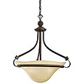 Tannery Bronze 3-light Inverted Pendant