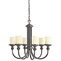 Tannery Bronze 6-light Chandelier