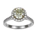 14k Gold 2 2/5ct TDW Yellow and White Diamond Ring (G-H, SI1-SI2) (Size 7)