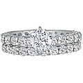 14k Gold 2 1/2ct TDW Diamond Eternity Bridal Ring Set (G-H, SI2)