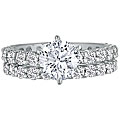 14k Gold 5ct TDW Diamond Eternity Bridal Rings Set (G-H, SI2)