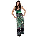 JFW Women's Green Paisley Maxi dress