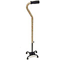 Mabis Beige Floral Small Base Quad Cane (Pack of 2)