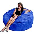 FufSack Large 5-foot Lounge Sky Blue Microsuede Chair