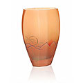 California Sunrise Large Tall Billowed Vase