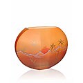 California Sunrise Large Rounded Vase