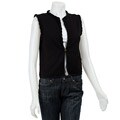 AtoZ Women's Trim Cropped Vest