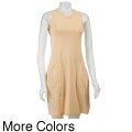 AtoZ Women's High-neck Pocket Dress