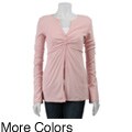 AtoZ Women's Split-front Cardigan