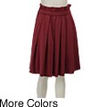 AtoZ Women's Pleated Skirt