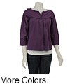 AtoZ Women's Two-button Cardigan