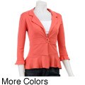 AtoZ Women's Single-button Jacket