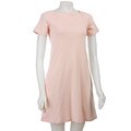 AtoZ Women's Gathered Boat-neck Dress