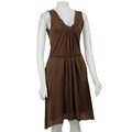 AtoZ Women's Deep Scoop Dress