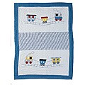Train Baby Crib Quilt