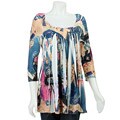 Simply Irresistible Women's Pleated Sublimation Top
