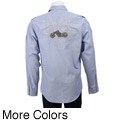 Kanji Men's 'Piston Pusher' Long-sleeve Woven Shirt