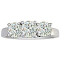 14k White Gold 1ct TDW Diamond Three-stone Ring (J-K, I2-I3)
