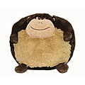 Super Soft 7-inch Round Monkey Pillow