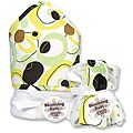 Trend Lab Blooming Baby 'Giggles' Hooded Towel and Wash Cloth Set