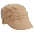 Adi Designs Women's Cotton Canvas Fashion Military Cap