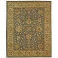 Antiquities Blue and Beige Jewel Wool Rug (12' x 18')
