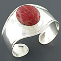 Red Sea Coral Cuff Bangle (Indonesia)